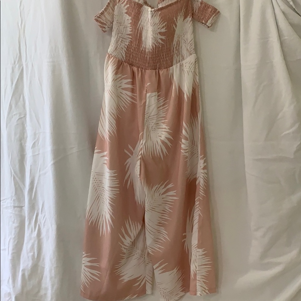 Blithe pink / ivory romper - Picture 5 of 6